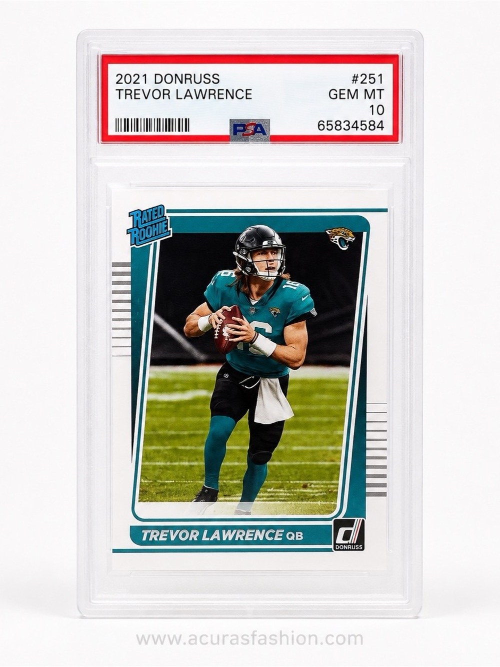 PSA 10 Gem Mint Trevor Lawrence Rated Rookie #251 2021